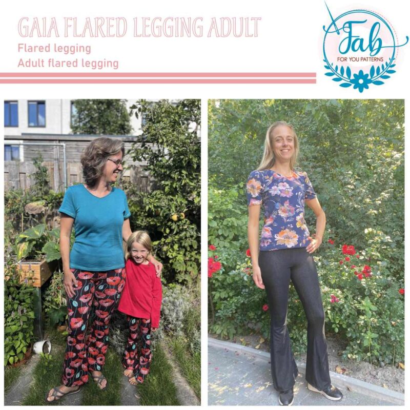 Gaia Flared Leggings Adult (EU28/US00 - EU60/US30) - Image 5