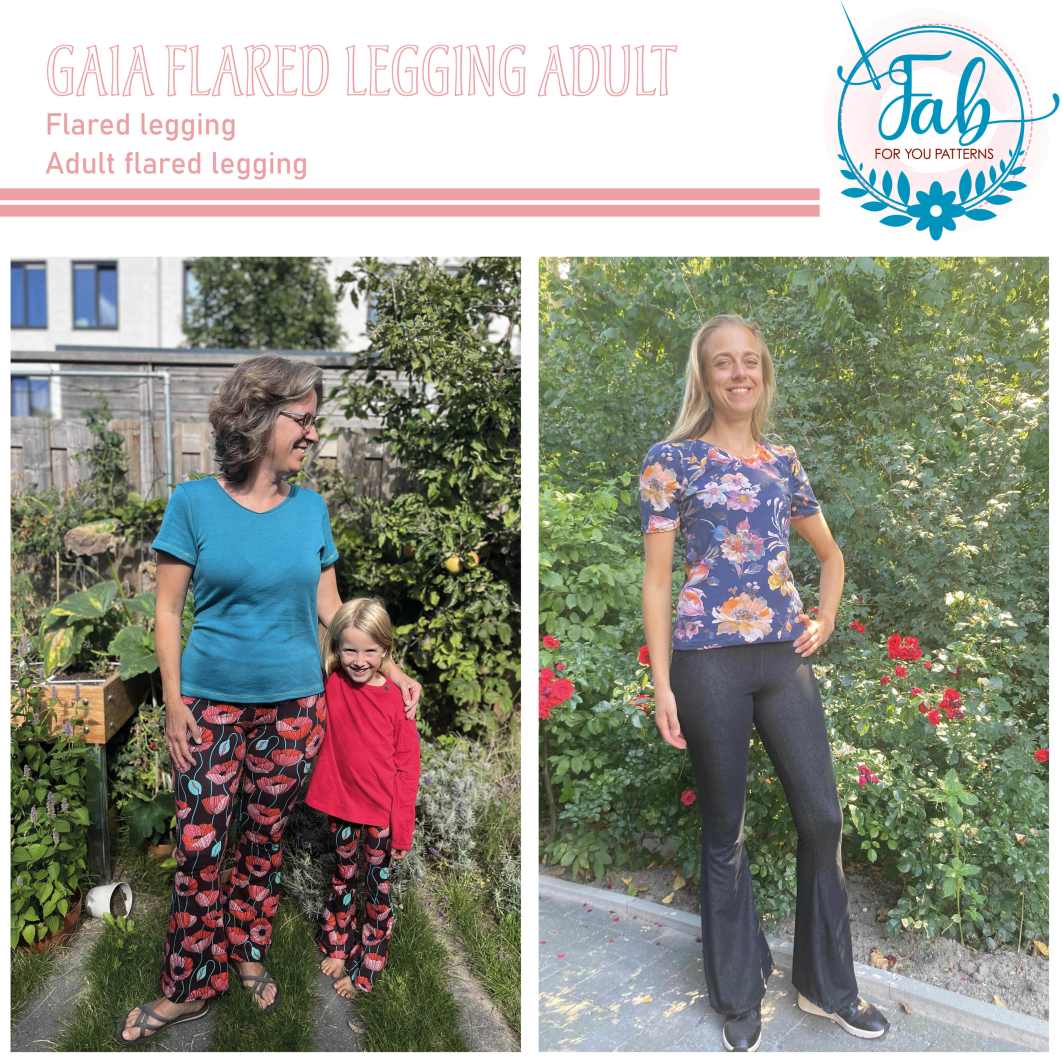 Gaia Flared Leggings Adult (EU28/US00 - EU60/US30) - Image 5
