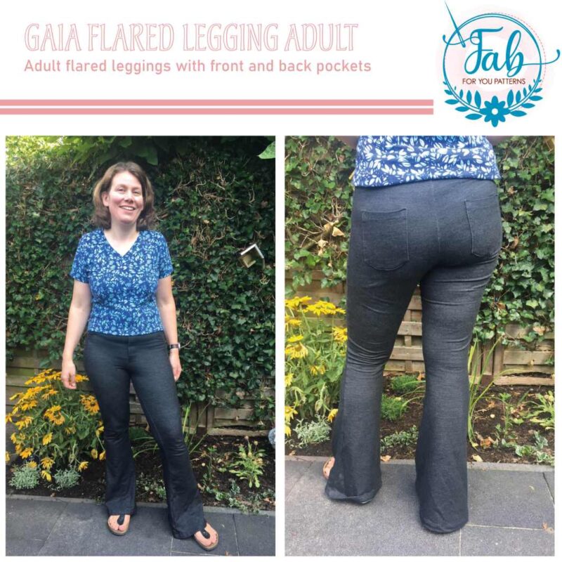 Gaia Flared Leggings Adult (EU28/US00 - EU60/US30) - Image 6