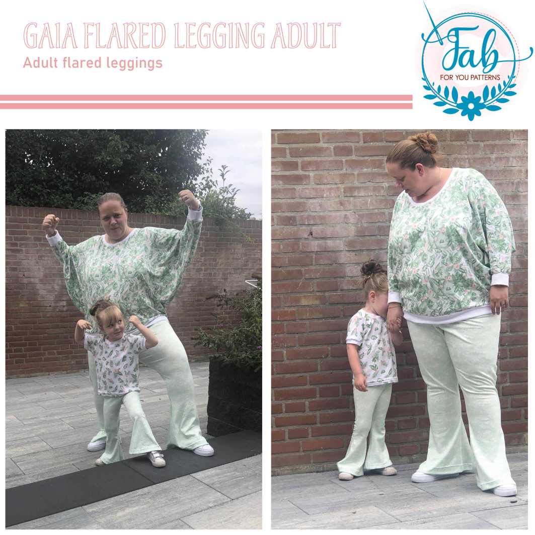 Gaia Flared Leggings Adult (EU28/US00 - EU60/US30) - Image 4