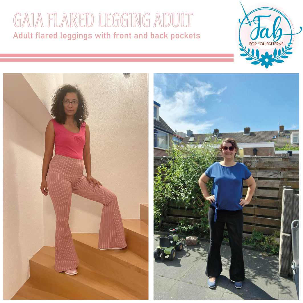 Gaia Flared Leggings Adult (EU28/US00 - EU60/US30) - Image 9