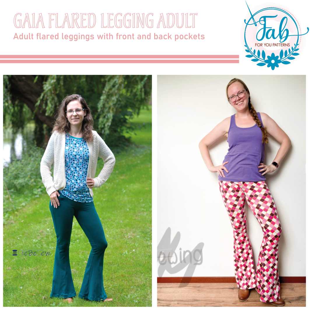 Gaia Flared Leggings Adult (EU28/US00 - EU60/US30) - Image 10