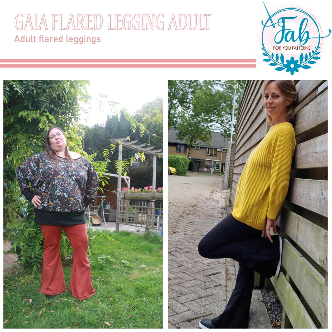 Gaia Flared Leggings Adult (EU28/US00 - EU60/US30) - Image 12