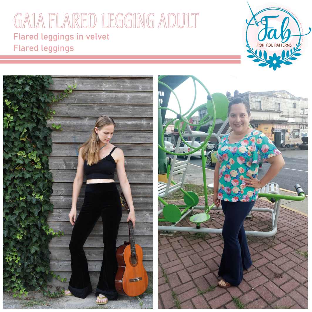 Gaia Flared Leggings Adult (EU28/US00 - EU60/US30) - Image 13