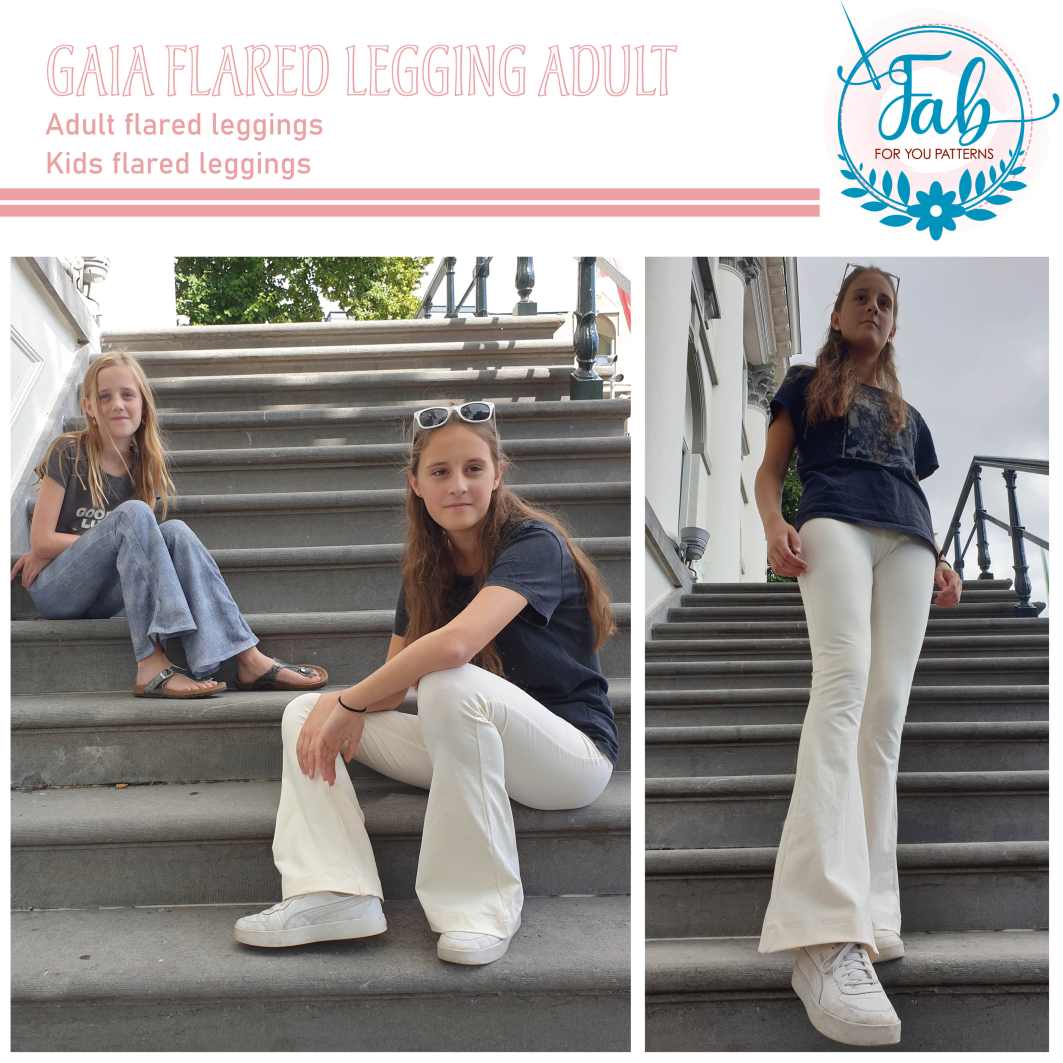 Gaia Flared Leggings Adult (EU28/US00 - EU60/US30) - Image 2
