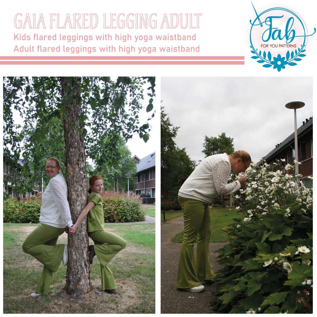 Gaia Flared Leggings Adult (EU28/US00 - EU60/US30) - Image 14