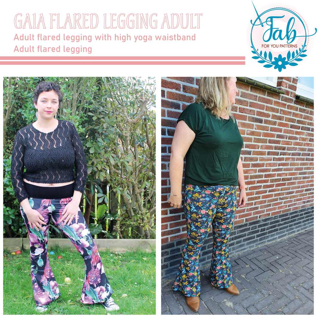Gaia Flared Leggings Adult (EU28/US00 - EU60/US30) - Image 17