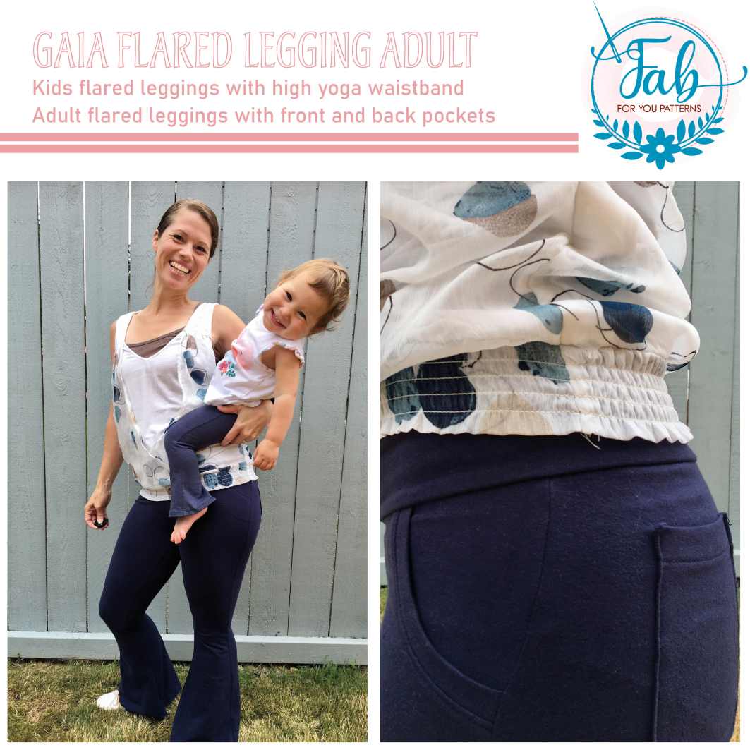 Gaia Flared Leggings Adult (EU28/US00 - EU60/US30) - Image 18
