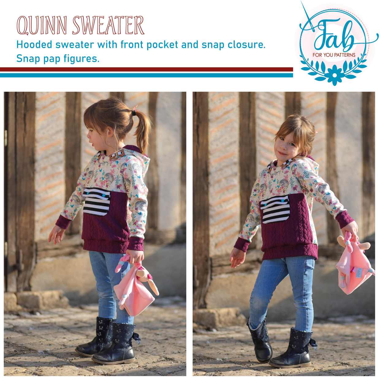 Quinn Hooded Sweater (NB-16Y) - Image 2