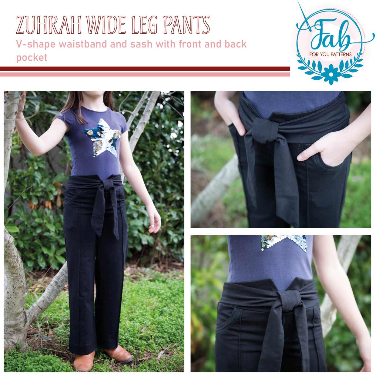 Zuhrah Wide Leg Pants (NB-14Y) - Image 23