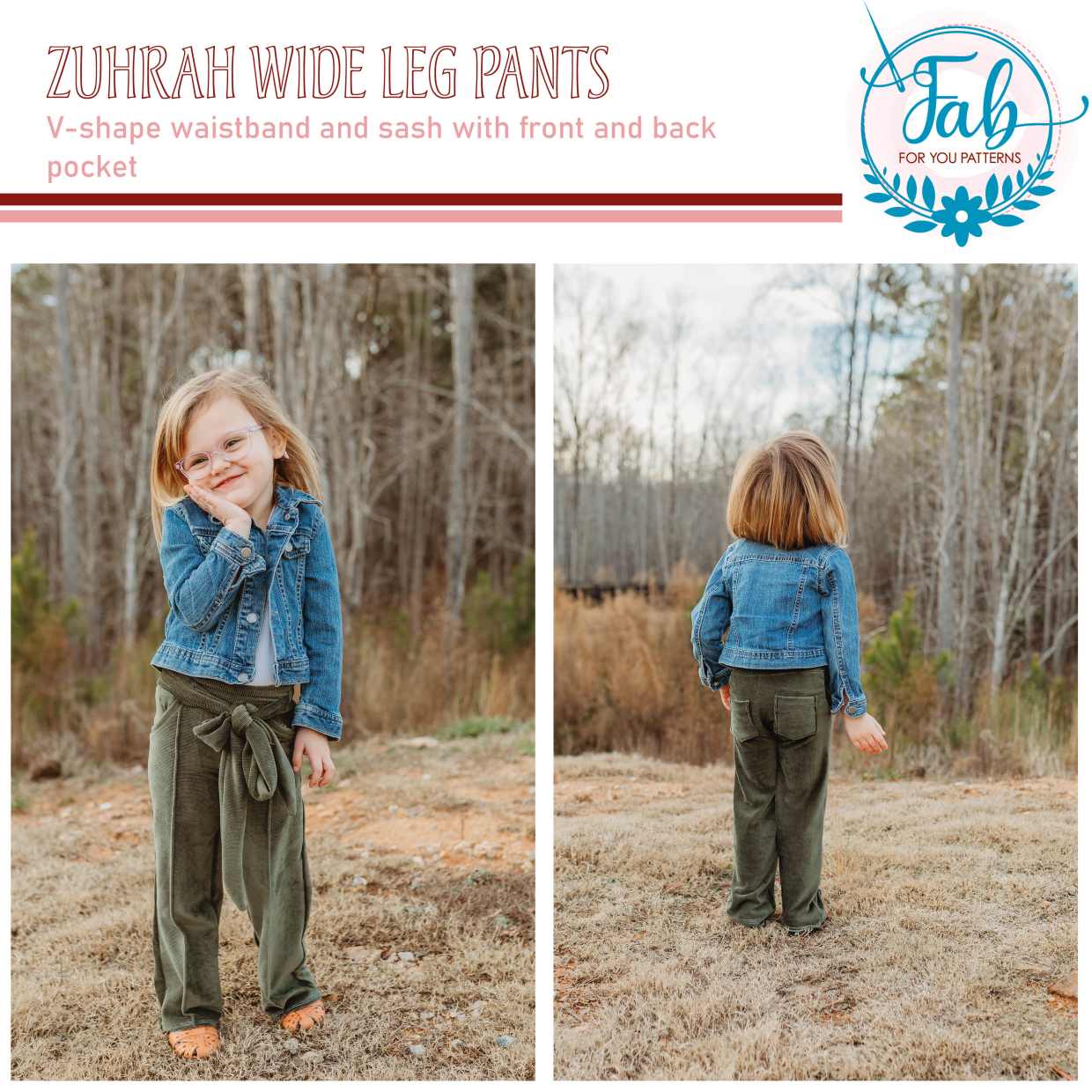 Zuhrah Wide Leg Pants (NB-14Y) - Image 8