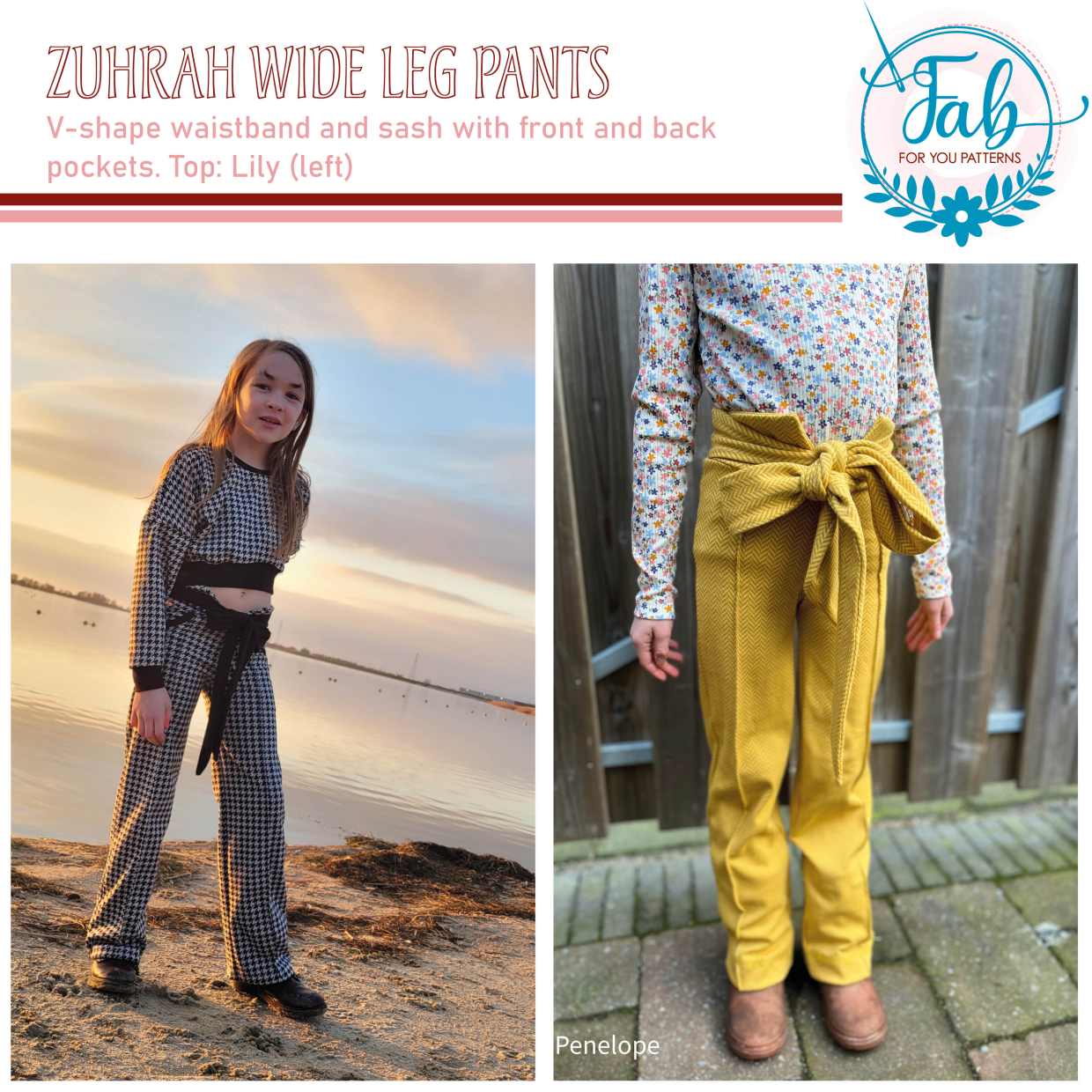 Zuhrah Wide Leg Pants (NB-14Y) - Image 20