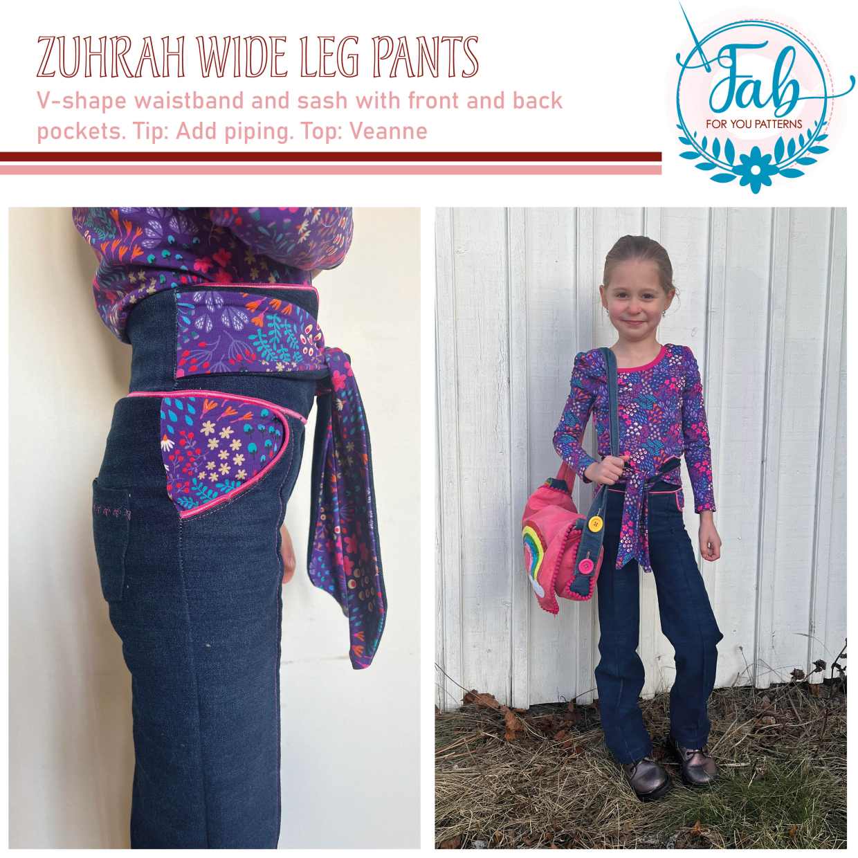 Zuhrah Wide Leg Pants (NB-14Y) - Image 11