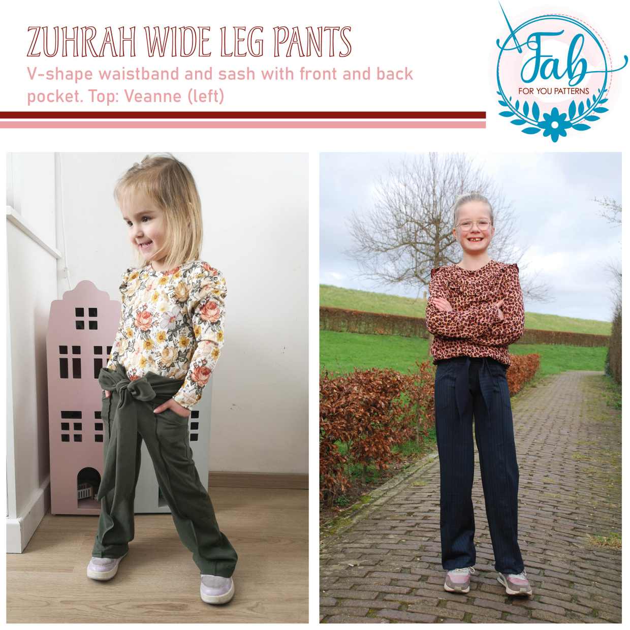 Zuhrah Wide Leg Pants (NB-14Y) - Image 14
