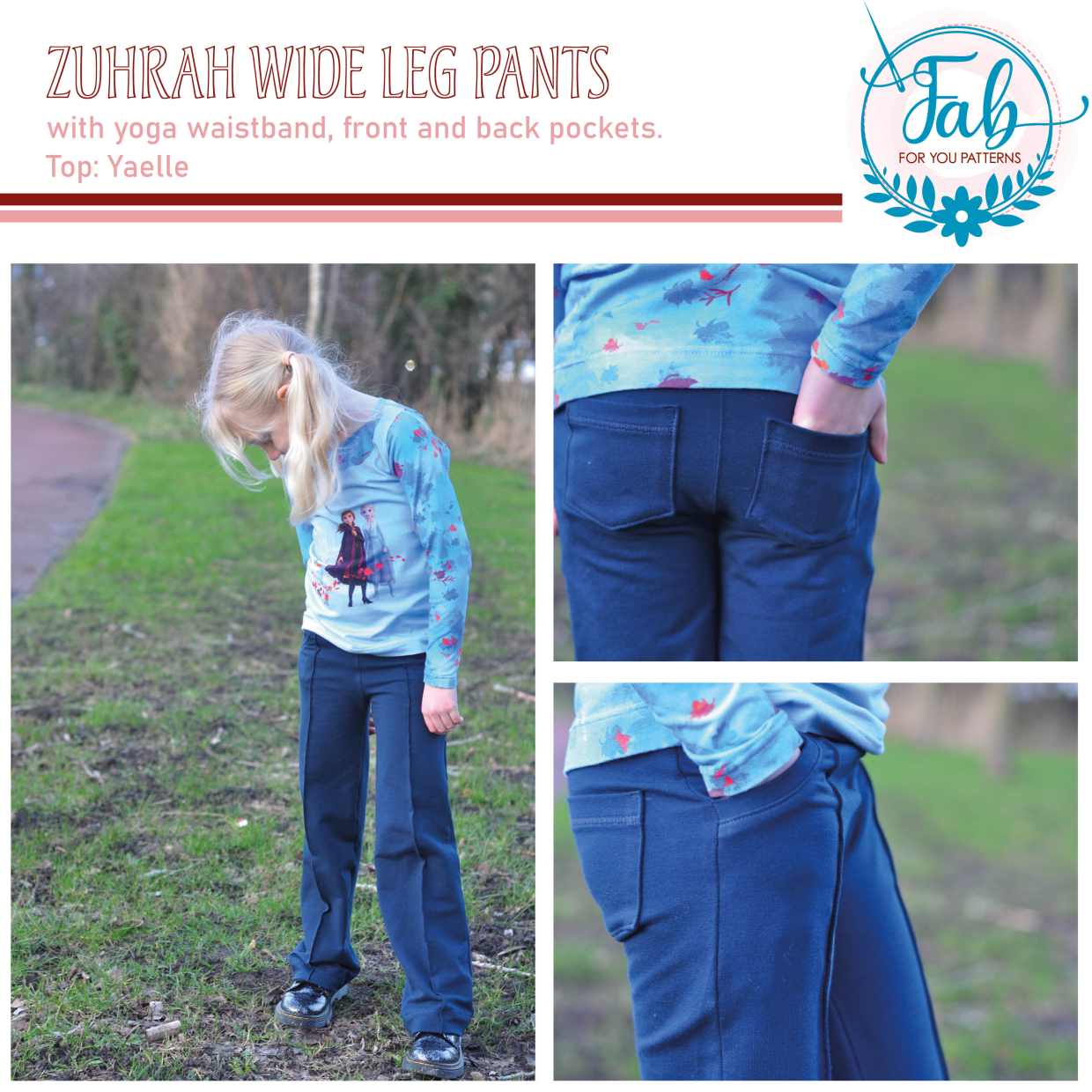 Zuhrah Wide Leg Pants (NB-14Y) - Image 13