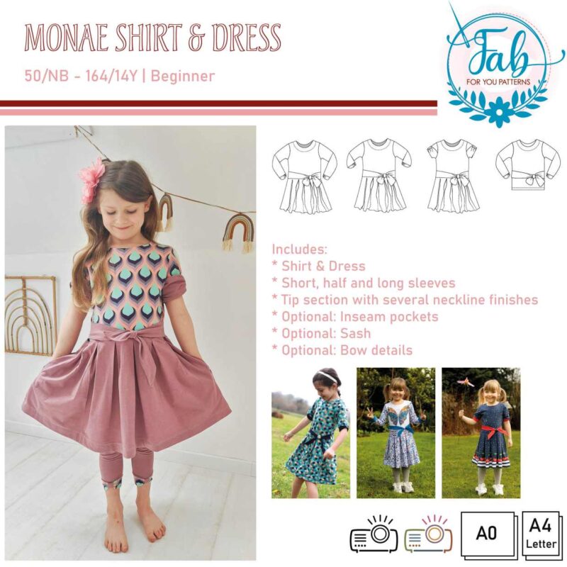 Monae Shirt & Dress (NB-14Y)