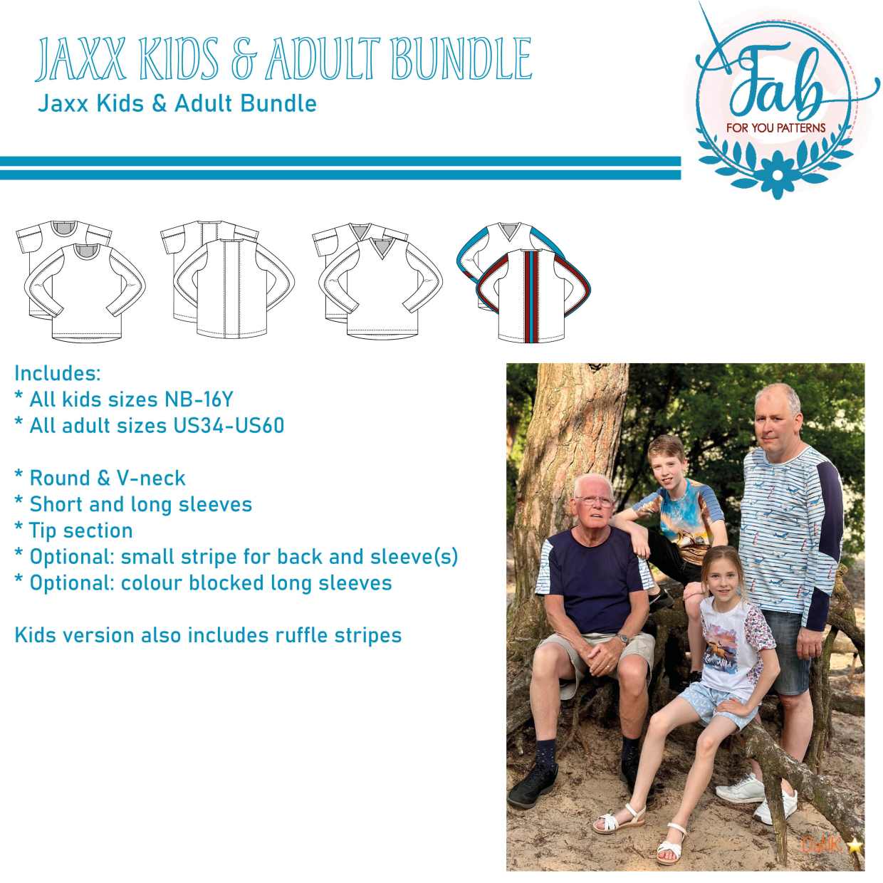Jaxx Shirt Bundle (NB-14Y and US34-US60) - Image 2