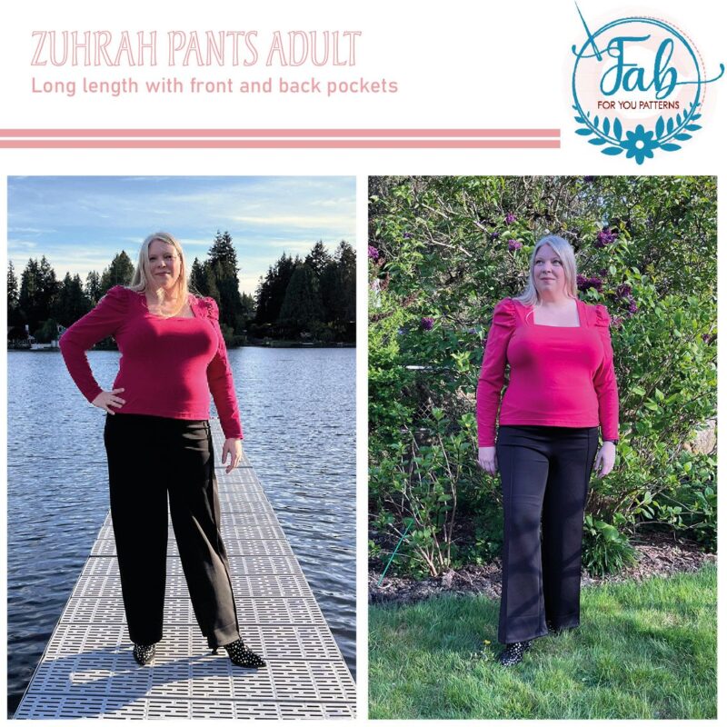 Zuhrah Adult Wide Leg Pants (EU28/US00 - EU60/US30) - Image 16