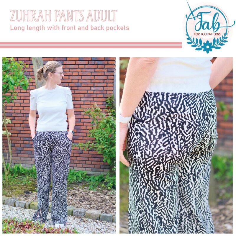 Zuhrah Adult Wide Leg Pants (EU28/US00 - EU60/US30) - Image 13