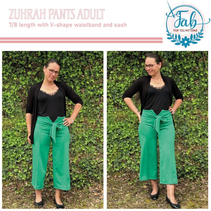 Zuhrah Adult Wide Leg Pants (EU28/US00 - EU60/US30) - Image 9