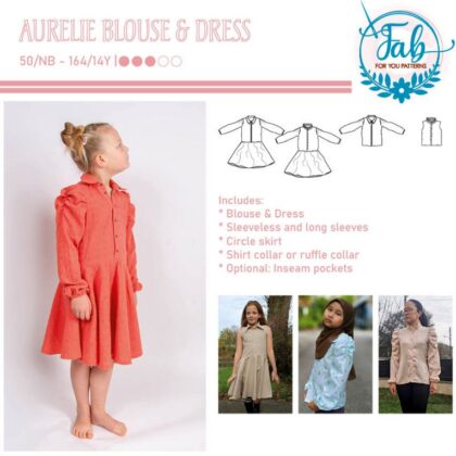 Aurelie Blouse & Dress (NB-14Y)