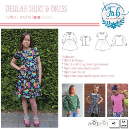 Delilah Shirt & Dress (NB-14Y)