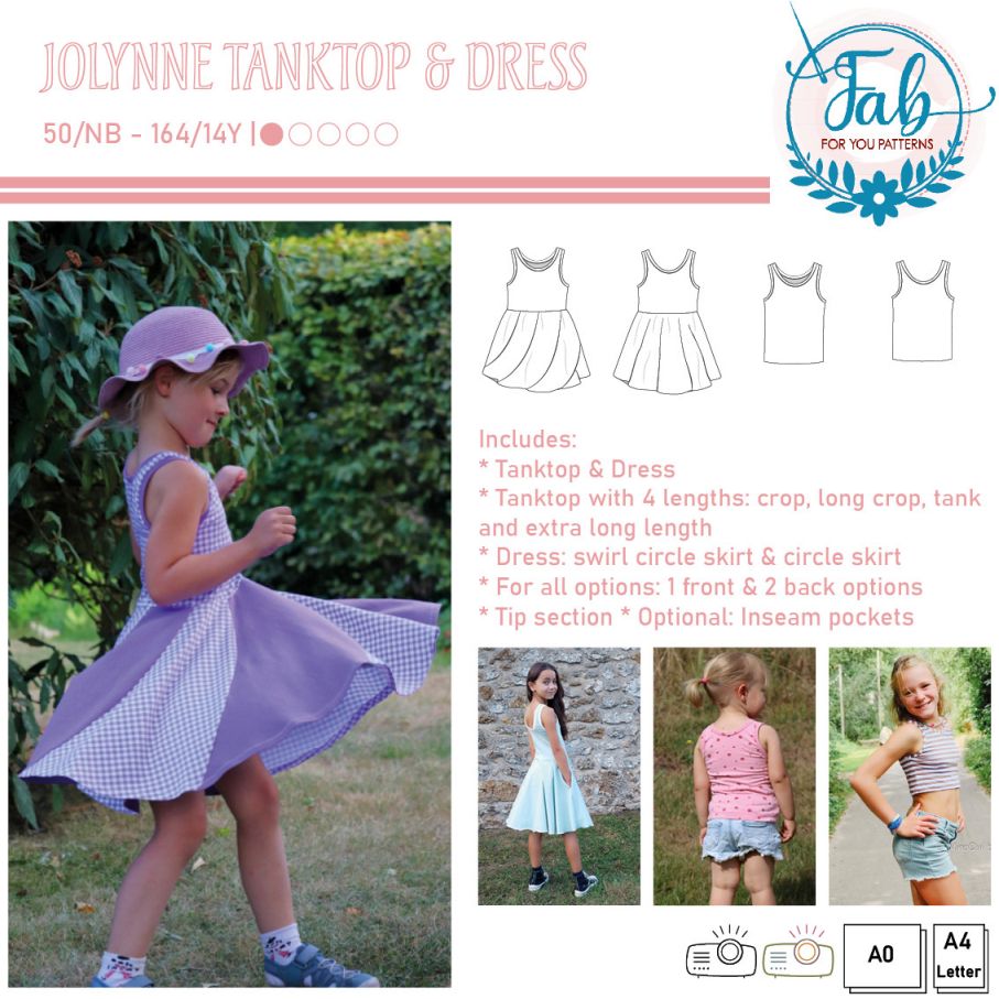 Jolynne Tank & Dress (NB-14Y)