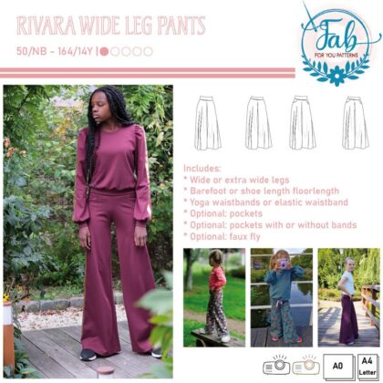 Rivara wide leg pants (NB-14Y)