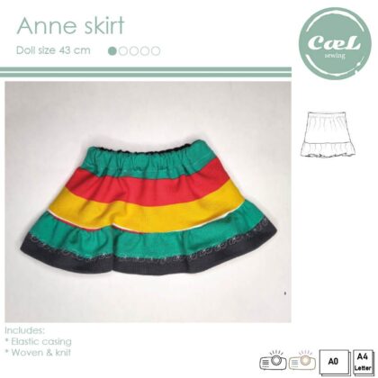 Anne Skirt (Baby Born Doll) (Free with code)